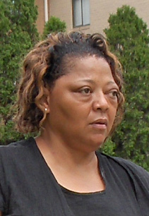 Close-up of the last photo of the woman shows her looking forward, appearing to concentrate hard.